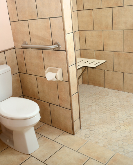 disabled access bathroom installation
