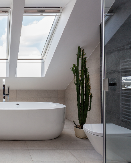 loft bathroom installation